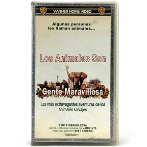 LOS ANIMALES SON GENTE MARAVILLOSA Jamie Uys - FELIX RODRIGUEZ DE LA FUENTE VHS - Imagen 1 de 2