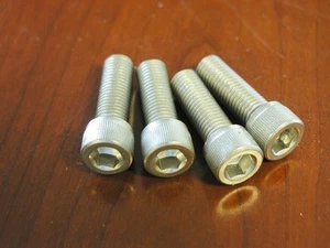 Norton Commando Handlebar Screw Set_ Stainless Steel! - Foto 1 di 1