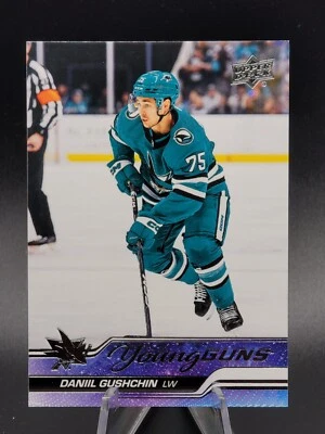 2023-24 Upper Deck Young Guns  #239 Daniil Gushchin - San Jose Sharks - Image 1 of 2