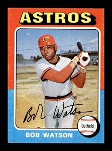 1975 Topps Bob Watson #227 Set Break Houston Astros