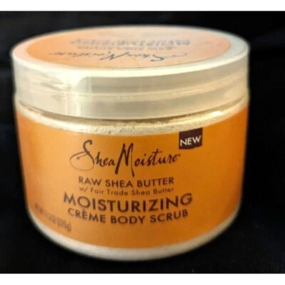 SheaMoisture 生乳木果油面霜身体磨砂保湿去角质适用于 Dul — 第 1/4 张图片