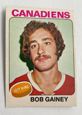 1975-76 OPC  HOCKEY CARD BOB GAINEY #278 MONTREAL CANADIENS