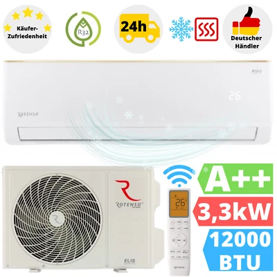 Rotenso Roni Klimaanlage 12000BTU Klimagerät Inverter Klima WLAN 3,3 kW - Bild 1 von 4