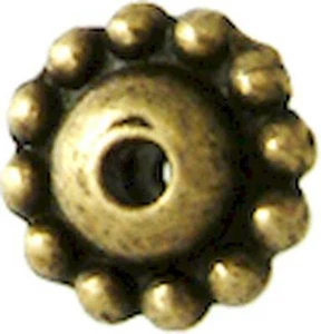 Perla Metal Platillo Ø 8 MM Bronce (10 Monedas) - Picture 1 of 1