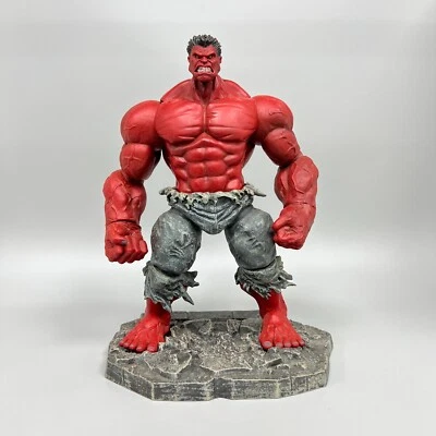 RED HULK THUNDERBOLT ROSS DIAMOND SELECT TOYS 2008 MARVEL ACTION FIGURE TOY - Image 1 of 4