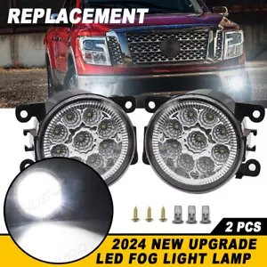 LED Fog Light Lamp For Nissan Frontier 2005-2019 Factory Replacement PAIR - Bild 1 von 13