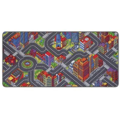 Spielteppich BIG CITY Kinderteppich Straßenteppich Auto Wohn-Teppich versch Größ - Bild 1 von 4