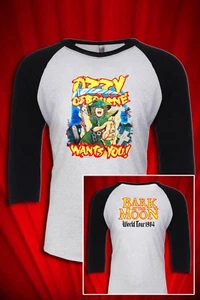 Bark at the Moon 1984 Tour JERSEY T-SHIRT FREE SHIP USA Over the Mountain - Picture 1 of 7
