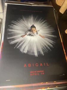 PÓSTER ORIGINAL DE CINE ABIGAIL 27" X 40" DOBLE CARA DS - Imagen 1 de 1