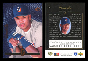 1994 SP Baseball #10 Derrek Lee RC - San Diego Padres