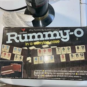 Vintage Rummies Mid Century Z Game W/ Case Complete - Picture 1 of 11