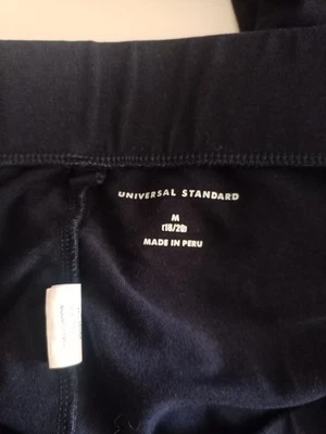 Leggings Universal Estándar Roya 27 pulgadas Algodón Pima Azul Medianoche Talla M Foto 1 de 4