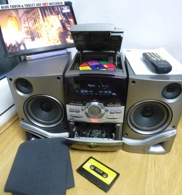 LG FFH-217L COMPACT HI-FI SYSTEM FM,CD,CASSETTE,MICRO STEREO +REMOTE & pAT TEST - Image 1 of 4