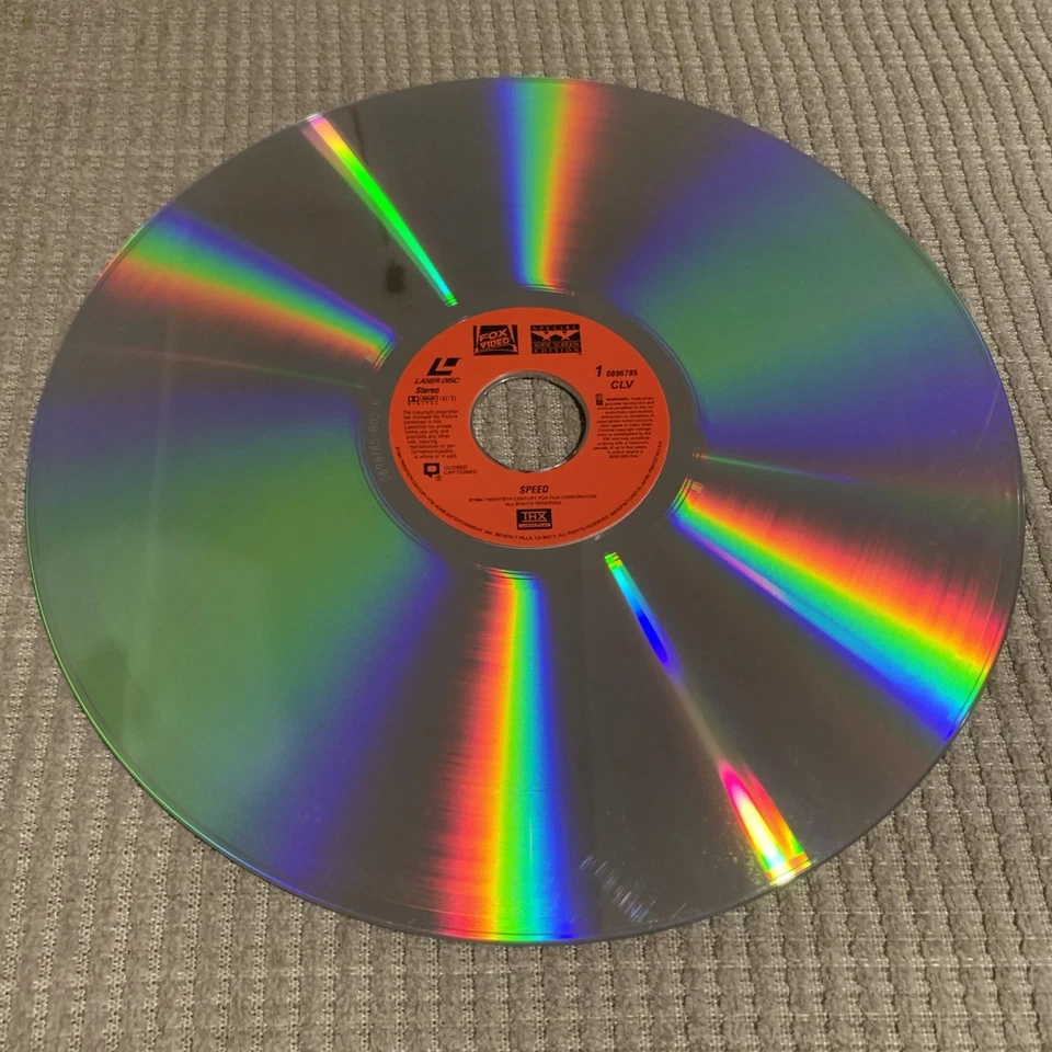 Speed (Laserdisc) Keanu Reeves AC-3 Widescreen DISC ONLY! - Image 1 of 1