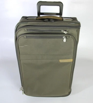 Briggs & Riley Baseline 22" Essential 2-Wheel Green Carry-on Suitcase U175 - 7 - Image 1 of 4