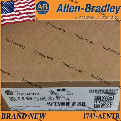 New PLC-AB-AB 1747-AENTR SLC Ethernet Communication Adapter Module New AB - Image 1 of 3