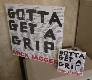 Gotta Get A Grip/England Lost - SEALED CD+SEALED 12" Vinyl Single By Mick Jagger - Bild 1 von 8