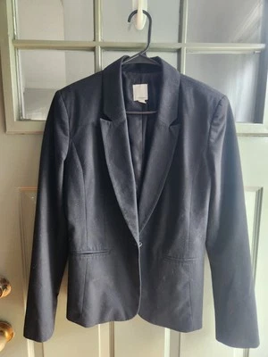 Chaqueta blazer clásica negra halógena para mujer talla 6   Foto 1 de 4