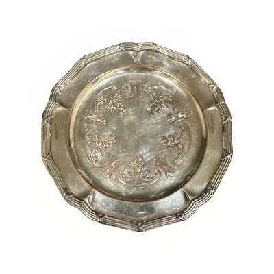 Vintage Silverplate Side Plate by Unk. Maker, 6" in Excellent Condition - Image 1 of 4