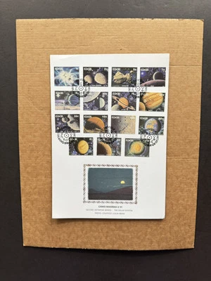 Sudáfrica Ciskei MaxiSilk Tarjeta FDC + Sistema Solar Conjunto de 15 #168-82 +N#6/300 Foto 1 de 2