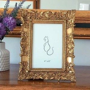 Bilderrahmen Barock Antik Stil gold Fotorahmen  Prunkrahmen Stehrahmen Deko  - Bild 1 von 8