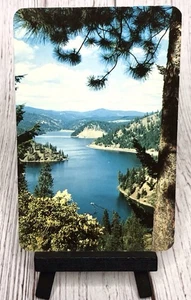 Beauty Bay, Lake Coeur d'Alene ID Idaho Vintage Postcard - Picture 1 of 4