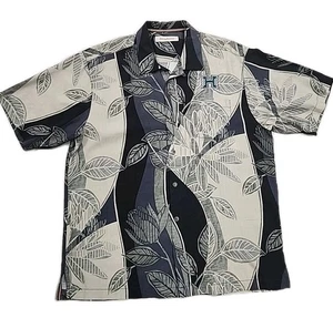 Tommy Bahama Hawaii Seidenhemd Gr. L U Of Hawaii Rainbow Warriors Floral  - Bild 1 von 5