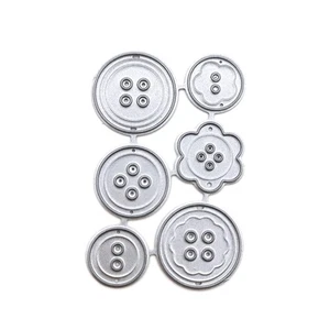 DIY Holiday Buttons Wearing Holiday Hat Die Set Embossing Tool Handicrafts - Picture 1 of 8