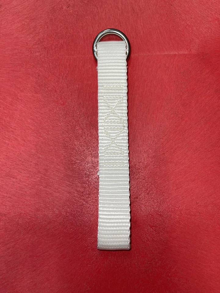 SUNCOR STAINLESS SKI TOW TIE DOWN FOR JET SKIS WITH BOW & TRANSOM EYES WHITE