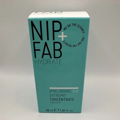 Gotas hidratadas NIP FAB 30 ml Hyaluronic Fix Extreme 4 concentradas nuevas en caja tamaño completo Foto 1 de 4