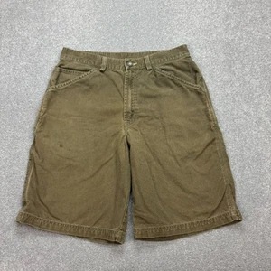Patagonia Shorts Adult W30 Green 10" Inseam Canvas Hiking Running Trail 90s Men* - Picture 1 of 11