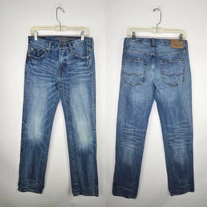 American Eagle Herren Original Straight Jeans Blau 30x36 Medium Wash Denim Freizeit - Bild 1 von 13