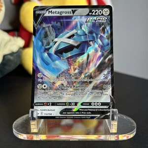 Metagross V 112/198 Swsh06: Sword & Shield - Chilling Reign Holo - Picture 1 of 7