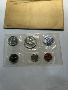 1957 U.S. 5 Coin Silver Proof Set Philadelphia Mint “Nice Coins” - Picture 1 of 4
