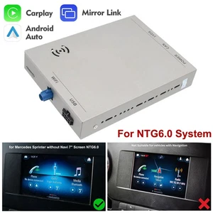 7"Wireless CarPlay Navigation Retrofit Fit For Mercedes Sprinter W907/910 NTG6.0 - Picture 1 of 13