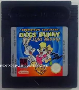 game BUGS BUNNY LOLA OPERATION CARROTS on nnintendo game boy color warner bros - Picture 1 of 1