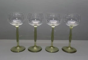 4 old Riesling glasses * Oliver stem and foot * 18.2 cm - Picture 1 of 4