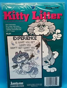 Janlynn Kitty Litter "KL01-Experience" Counted Cross Stitch Kits - Picture 1 of 4
