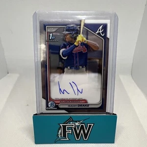 Autógrafos Bowman 2024 cromados Isaiah Drake Auto 1st Prospect #CPA-ID - Imagen 1 de 2