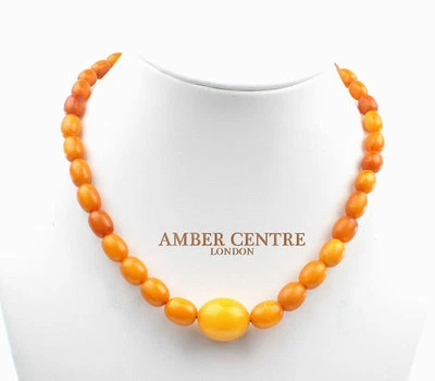 German Antique Konigsberg Baltic Amber Bead Necklace -  A0145 RRP£2950!!! - Image 1 of 2