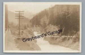 RPPC CP Canadian Pacific Railway Beaver River BC Railroad Real Photo Postcard 2 - Picture 1 of 2