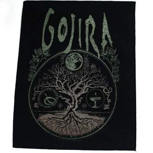 Gojira Rock Band Patch Tree Of Life XL DTG Printed Sew On - Picture 1 of 2
