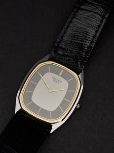 Credor "Ellipse" 6730 5080 14K Gold Bezel Men's Watch High Grade Mov HQA - Picture 1 of 19
