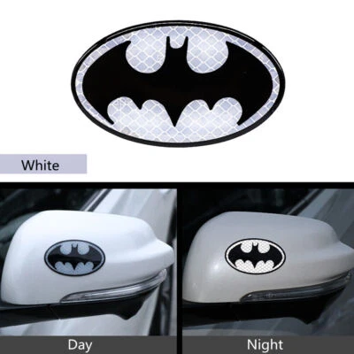 Calcomanía adhesiva reflectante para cuerpo de espejo retrovisor de coche de murciélago para vehículo universal Foto 1 de 4
