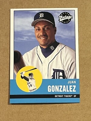 2001 UPPER DECK VINTAGE - JUAN GONZALEZ TIGERS #118 - Image 1 of 2