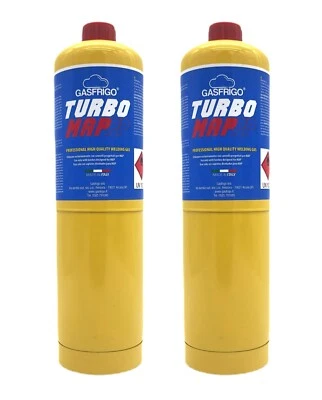 GASFRIGO 2 BOMBOLE GAS CARTUCCIA TURBO MAP GAS 400 gr ATTACCO CGA600 TURBO SET 110 200