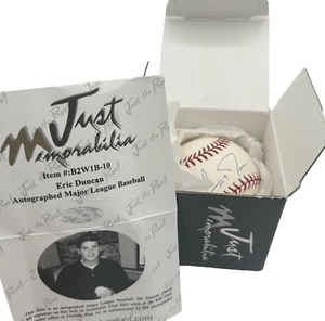 Eric Duncan firmato OML Baseball New York Yankees solo memorabilia certificato di autenticità - Foto 1 di 3
