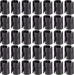 Wire Shelf Clips Shelving Split Sleeves Lock Metal Rack Fits 1" Post 54-Pack - Picture 1 of 8