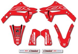 HONDA NEW 2022 POLISPORT RESTYLE GRAPHICS SET CR125 CR250 2002 -2007 MX DECALS - Picture 1 of 5