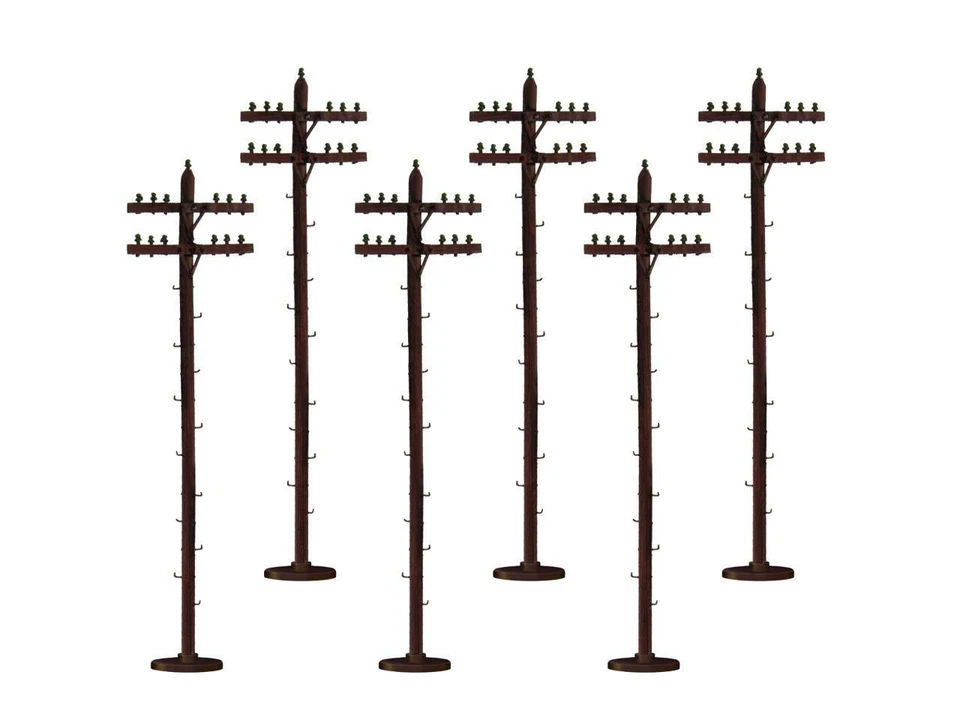 Lionel Lnl37851 - Scale Telephone Poles 6pk